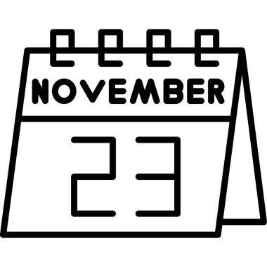 Takvim simgesi tasarımı, vektör illüstrasyonu