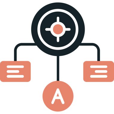 Vektör seo simgesi illüstrasyonu