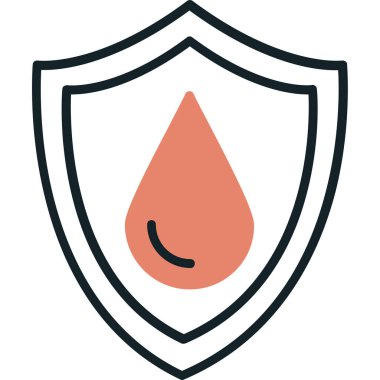 kan damlası ikon vektör illüstrasyonu