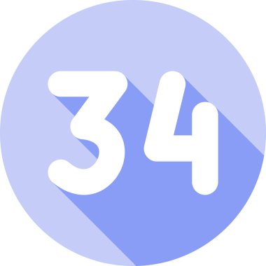 35 numaralı tasarım, vektör illüstrasyonu