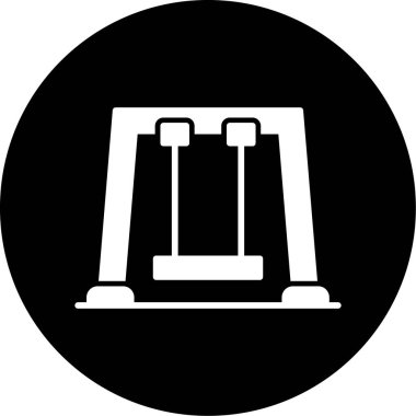 Sütun. Web simgesi basit tasarım