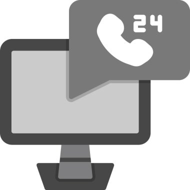 242 destek ikonu. Çağrı merkezinin kabartma çizimi ve web için vektör simgeleri