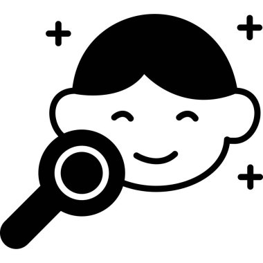 arama büyüteç simgesi ana hat biçiminde