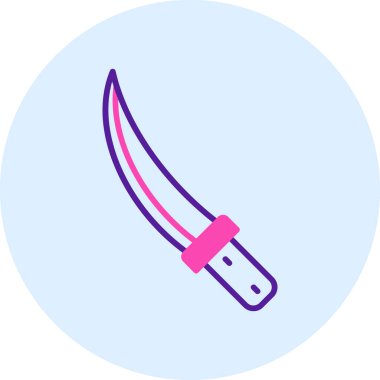 bıçak simgesi vektör illüstrasyonu