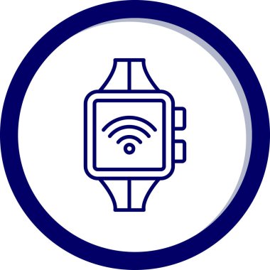 İzle. Web simgesi basit illüstrasyon