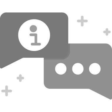 Konuşma baloncuklarının vektör çizimi