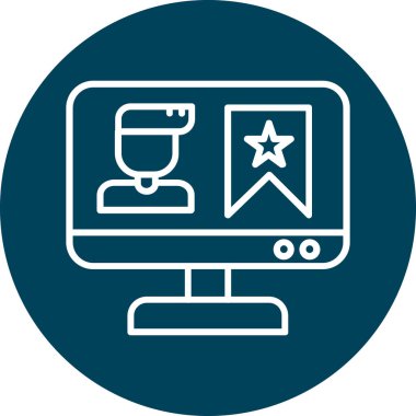 seo modern simgesinin vektör illüstrasyonu