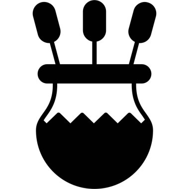 Bir Cadılar Bayramı simgesinin vektör illüstrasyonu