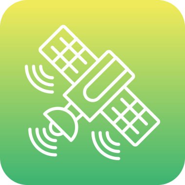 radyo uydu simgesi yeşil