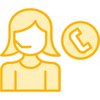 Müşteri servisi. Basit resimleme