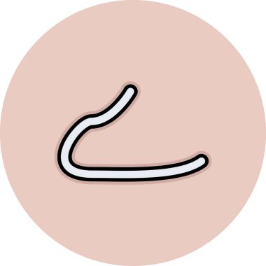 bir yılanın vektör simgesi