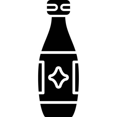 şişe simgesi vektör illüstrasyonu