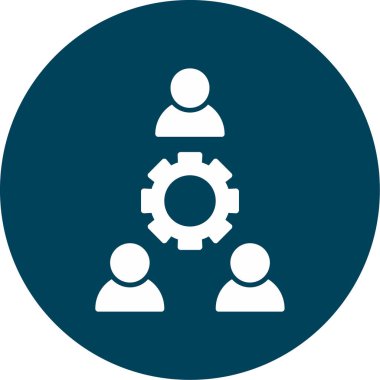 İş ve finans simgesinin vektör illüstrasyonu