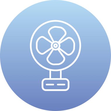 fan simgesi vektör illüstrasyonu