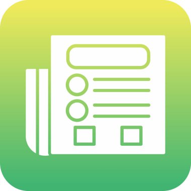 unique book vector line icon