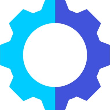 Dişli vektör simgesi çizimi