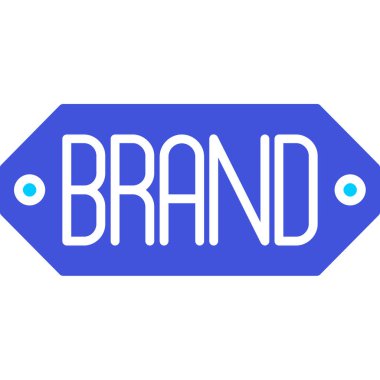 Marka logosu. vektör illüstrasyonu.