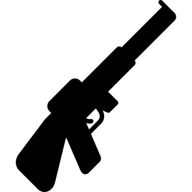 Silah simgesi. Silah vektör simgesi web için basit örnek