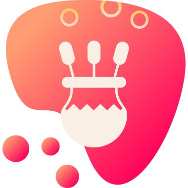 beyin ikonu vektör illüstrasyonu