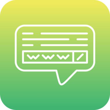 Sohbet simgesi soyut arkaplan grubunda izole edildi