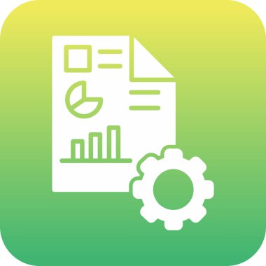 İş Planı web simgesi, vektör illüstrasyonu