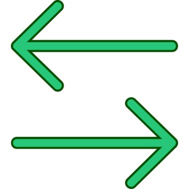 Doğru anahat vektör simge açmak