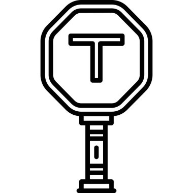 Trafik ışığı simgesi. Web için trafik ışığı vektör simgesinin özet çizimi