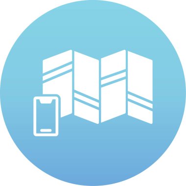 Cep telefonu simgesinin vektör illüstrasyonu