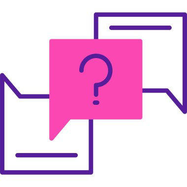 soru simge vektör çizim