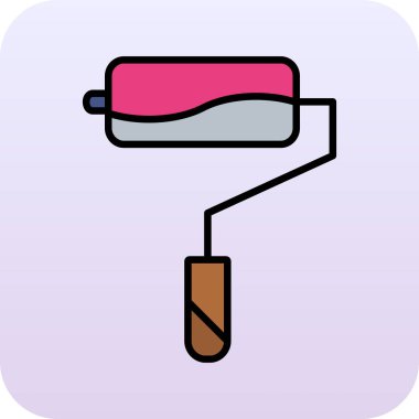 Çizgi film modern simgesinin vektör illüstrasyonu