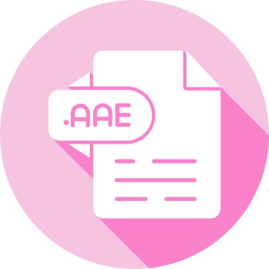 dosya biçimi simgesi, vektör illüstrasyonu