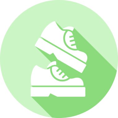 Moda düz stil izole edilmiş arkaplanda paten simgesi