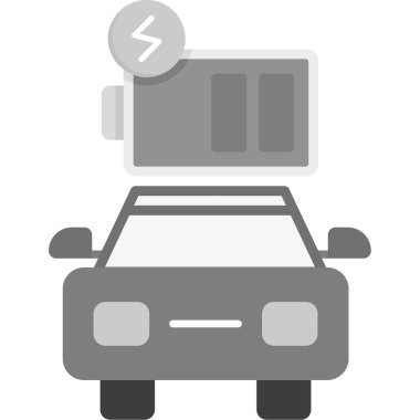 - Araba. Web simgesi basit illüstrasyon