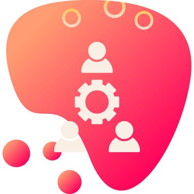 Beyin. Web simgesi basit illüstrasyon