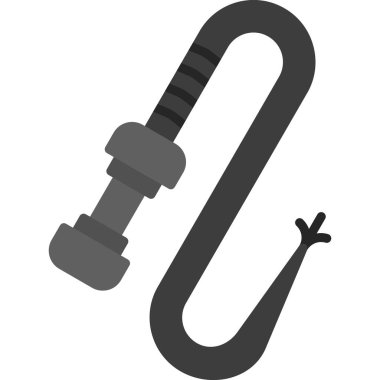 ip ve top vektör ikonu. çizgi film vektör simgesi beyaz arka plan ip topu üzerinde izole.