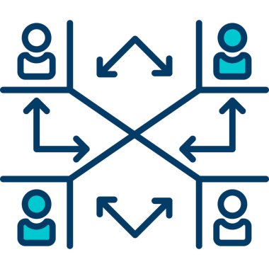 iş simgesi vektör illüstrasyonu