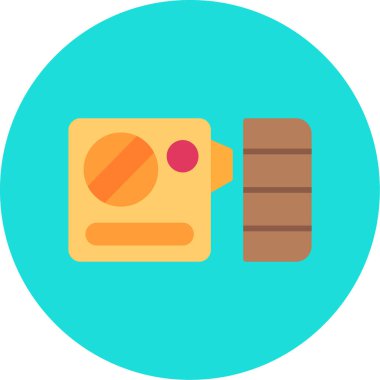 içecek içecek ikonu düz stil