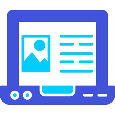 Kitap. Web simgesi basit illüstrasyon