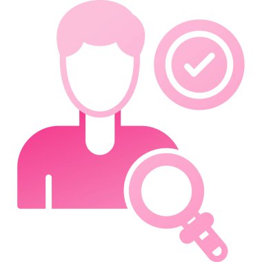 Arama simgesi, vektör illüstrasyonu