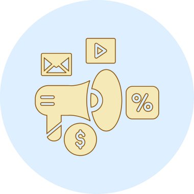 megafon ve hoparlör. Web simgesi