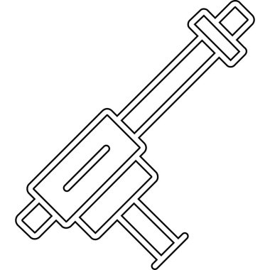 tornavida simgesi. Web için tornavida vektör simgelerinin basit çizimi