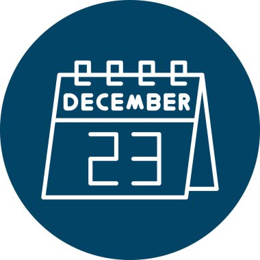 Takvim simgesi vektör illüstrasyonu