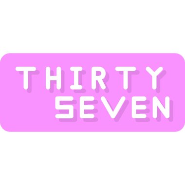 Pembe 3 numara. vektör çizimi tasarımı