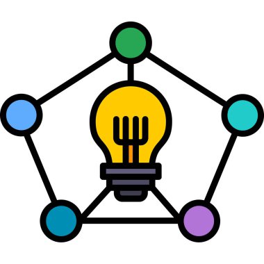 özet biçiminde ampul fikri yaratıcı simgesi
