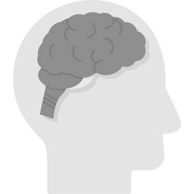 beyin insan kafası simgesi