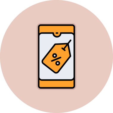 etiket simgesi vektör illüstrasyonu