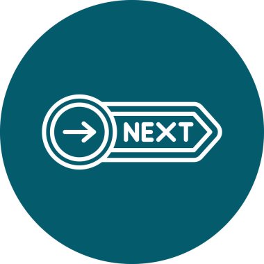 Arrow vektör simgesi illüstrasyonu