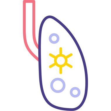 Çizgi film simgesinin vektör çizimi
