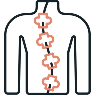 İnsan göğsü. Web simgesi