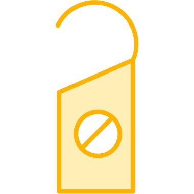 Tek bir izole edilmiş simgenin vektör illüstrasyonu